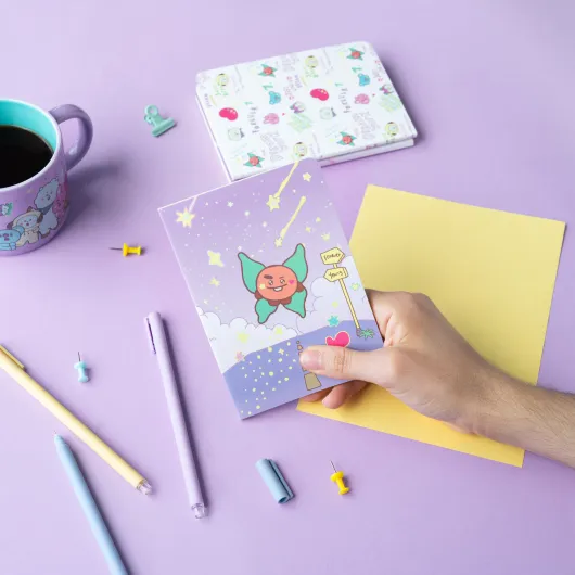 PACK 3 CARNETS A6 BT21 THE JOURNEY SHOOKY