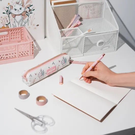 SET TROUSSE AVEC STYLO ET CRAYON DISNEY BONJOUR MARIE