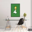 POSTER THE SIMPSONS HOMER ARBUSTE