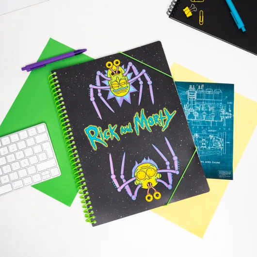 PROTÈGE-DOCUMENTS  A4 RICK AND MORTY MUTANT 