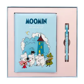 SET CARNET PREMIUM A5 AVEC STYLO MOOMIN