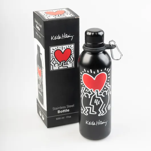 BOUTEILLE MÉTALLIQUE ISOTHERME HOT&COLD 500ML KEITH HARING