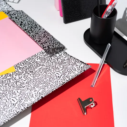 CHEMISES À RABATS KEITH HARING