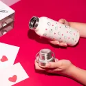 BOUTEILLE METALLIQUE AVEC ANSE SNOOPY LOVE SEASON