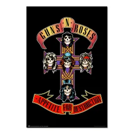 POSTER GUNS N' ROSES APPETITE FOR DESTRUCTION