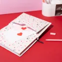 CARNET PREMIUM A5 COUVERTURE POLAIRE SNOOPY LOVE SEASON