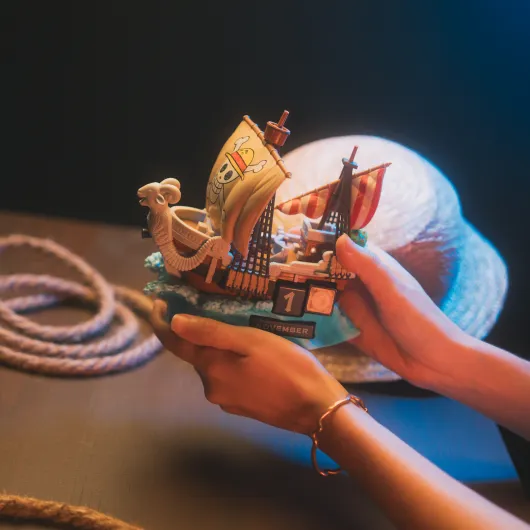 CALENDRIER PERPÉTUEL 3D ONE PIECE NETFLIX GOING MERRY