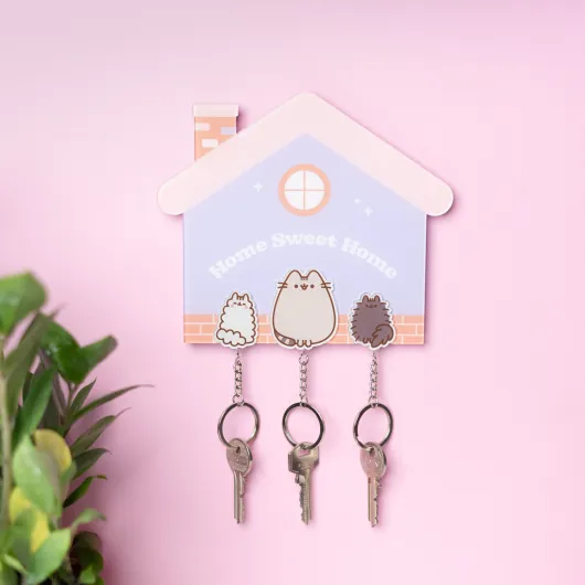 PORTE-CLÉS MURAL AVEC PORTE-CLÉS PUSHEEN