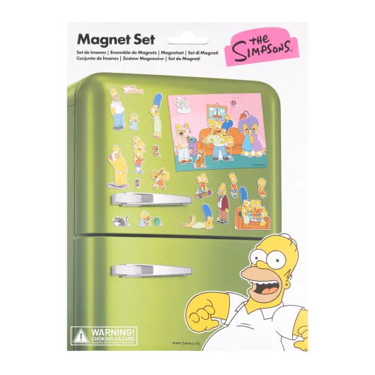 SET DE MAGNETS LES SIMPSON FAMILLE