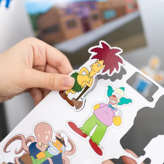 SET DE MAGNETS LES SIMPSON CITOYENS DE SPRINGFIELDS
