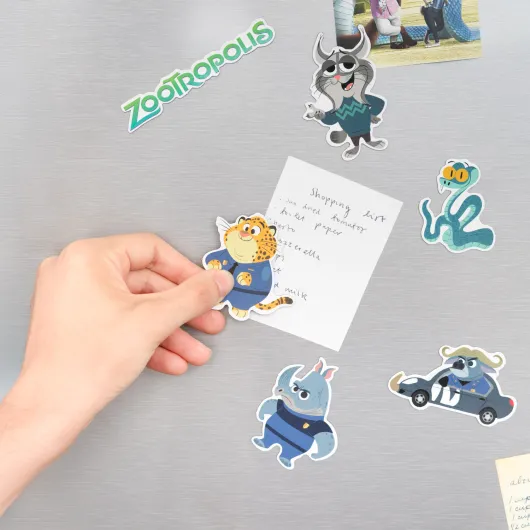 ENSEMBLE D’AIMANTS DÉCOUPÉS DISNEY ZOOTOPIE 2