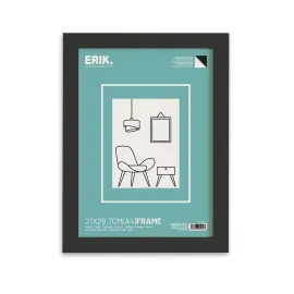 CADRE A4 29,7 x 21 CM MDF NOIR