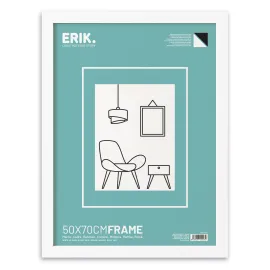 CADRE 50X70 CM MDF BLANC