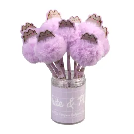 SET DE 10 STYLOS AVEC POMPON PUSHEEN MOMENTS