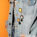 ENSEMBLE DE 4 PIN’S BLEACH