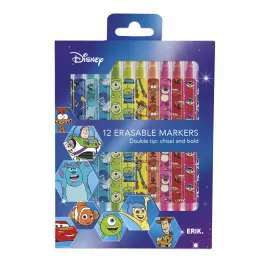 SET DE 12 FEUTRES EFFAÇABLES DISNEY PIXAR 2