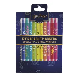 SET DE 12 FEUTRES EFFAÇABLES HARRY POTTER SORTILEGES 2