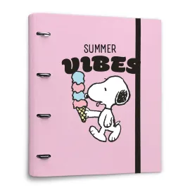 CLASSEUR 4 ANNEAUX POLYPROPYLÈNE SNOOPY