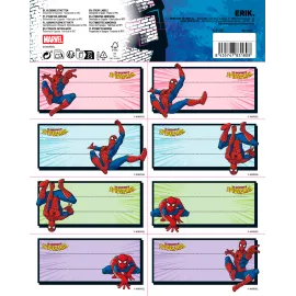 ETIQUETTES ADHESIVES MARVEL SPIDERMAN 2