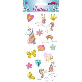 TATTOOS TEMPORAIRES LICORNES