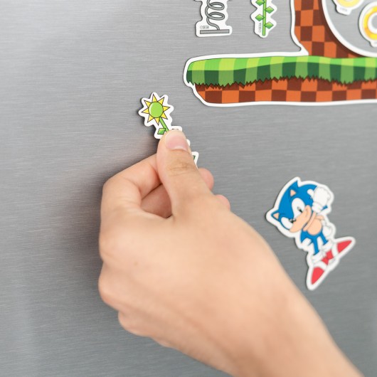 SET D’AIMANTS DÉCOUPÉS SONIC