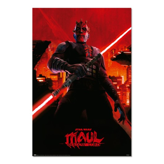 POSTER STAR WARS DARK MAUL SHADOW LORD