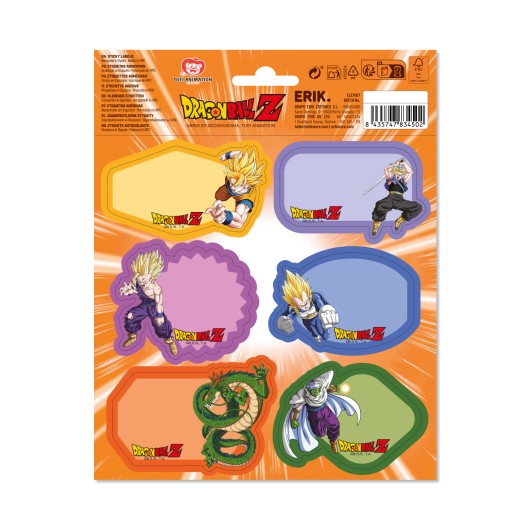 ÉTIQUETTES ADHÉSIVES PREMIUM DRAGON BALL