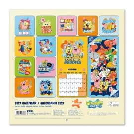 CALENDRIER 2027 30X30 BOB L'EPONGE 2