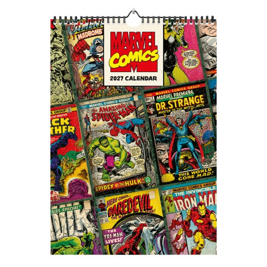 CALENDRIER A3 2027 MARVEL COMICS