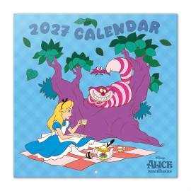 CALENDRIER 2027 30X30 DISNEY ALICE AU PAYS DES MERVEILLES