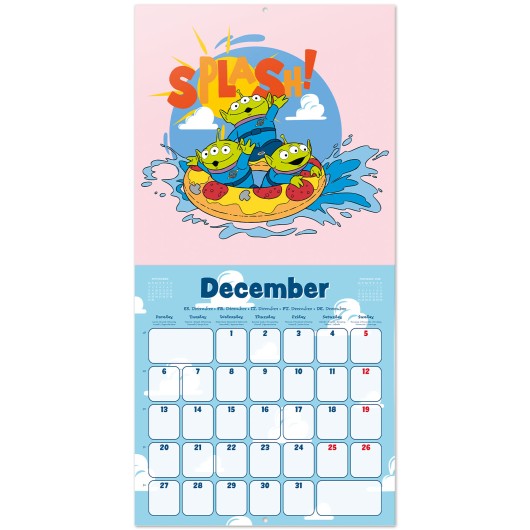CALENDRIER 2027 30X30 DISNEY PIXAR TOY STORY