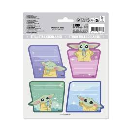 ÉTIQUETTES ADHÉSIVES PREMIUM STAR WARS THE MANDALORIAN GROGU 2