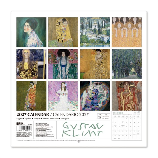 CALENDRIER 2027 30X30 GUSTAV KLIMT
