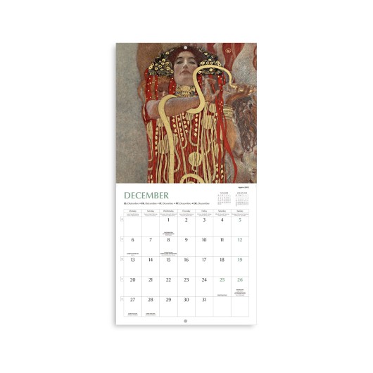 CALENDRIER 2027 30X30 GUSTAV KLIMT