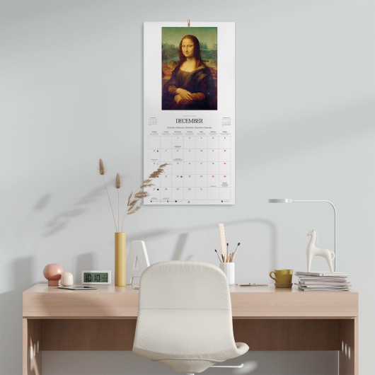 CALENDRIER 2027 30X30 OEUVRES D'ART