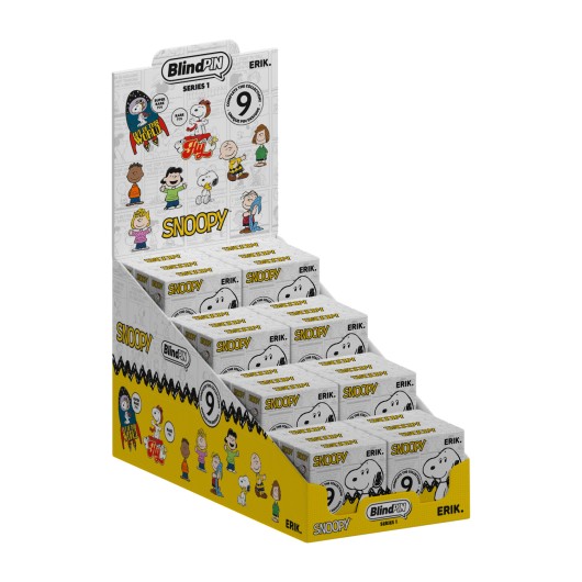 DISPLAY 24 PINS MYSTERIEUX COLLECTIONNABLES SNOOPY SERIE 1