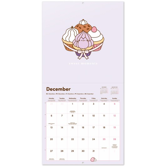 CALENDRIER 2027 30X30 PUSHEEN