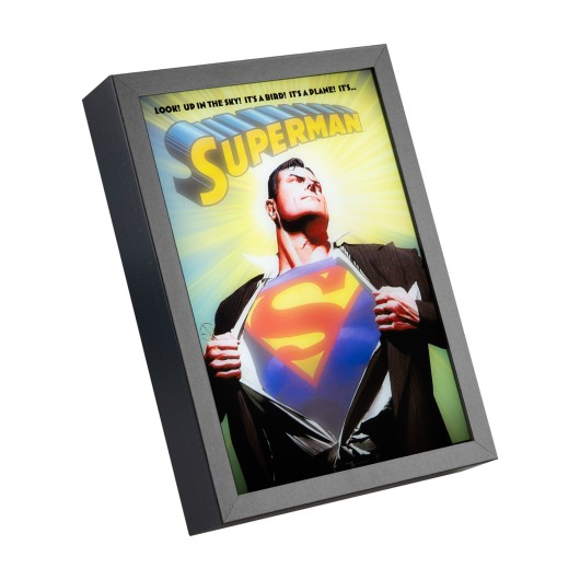 IMPRESSION LED ENCADRÉE DC COMICS SUPERMAN