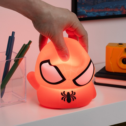 LAMPE SQUISHY RECHARGEABLE EN SILICONE SPIDERMAN