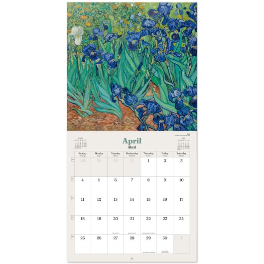CALENDAR 2027 30X30 VAN GOGH US
