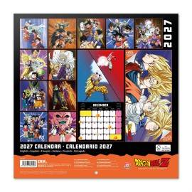 CALENDRIER 2027 30X30 DRAGON BALL 2