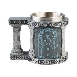 CHOPE AVEC VERRE EN ACIER LE SEIGNEUR DES ANNEAUX MINES DE LA MORIA