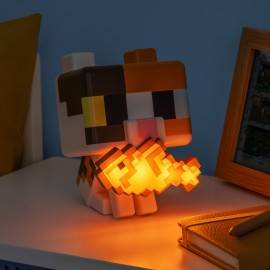 LAMPE GLOBUDDIES MINECRAFT CAT