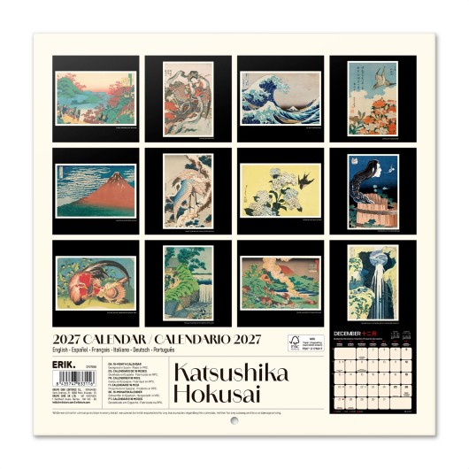 CALENDRIER 2027 30X30 HOKUSAI