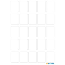 ÉTIQUETTES VARIÉES 15X20MM BLANCHES 2