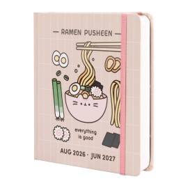 AGENDA SCOLAIRE 2026/2027 JOURNALIER M RELIÉ 11 MOIS PUSHEEN SUSHI ROLL
