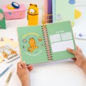 AGENDA SCOLAIRE 2026/2027 SEMAINIER A5 12 MOIS GARFIELD