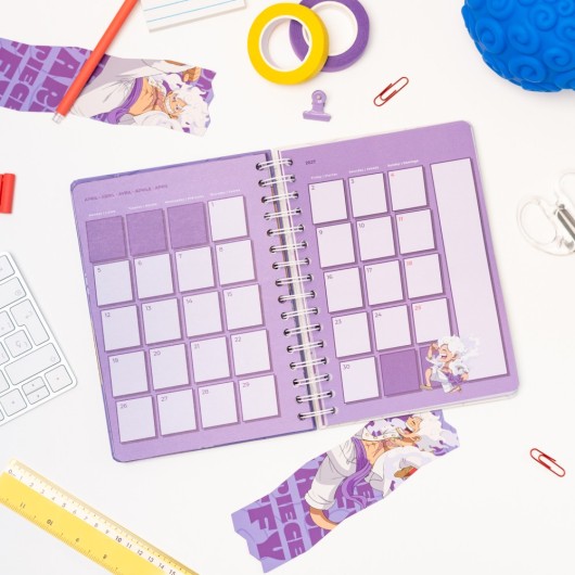 AGENDA SCOLAIRE 2026/2027 SEMAINIER A5 12 MOIS ONE PIECE GEAR 5