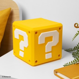 LAMPE SQUISHY RECHARGEABLE EN SILICONE BLOC INTERROGATION MARIO 2