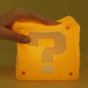 LAMPE SQUISHY RECHARGEABLE EN SILICONE BLOC INTERROGATION MARIO